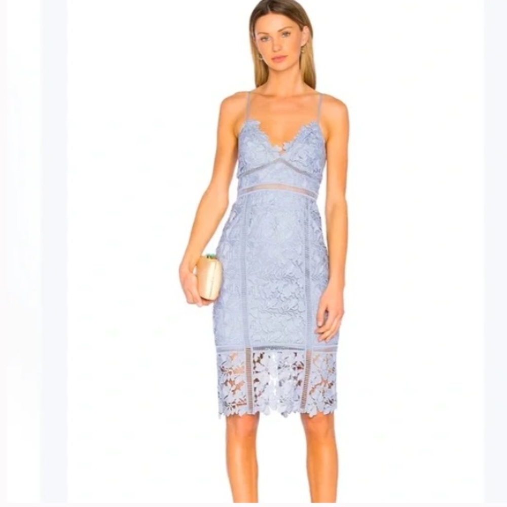 Bardot Botanical Lace Midi Dress
